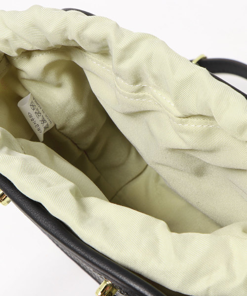 flower（フラワー）の「サマーミニボストン（ハンドバッグ・レディース・ブラック/ブラウン・FREE）」の5枚目の写真