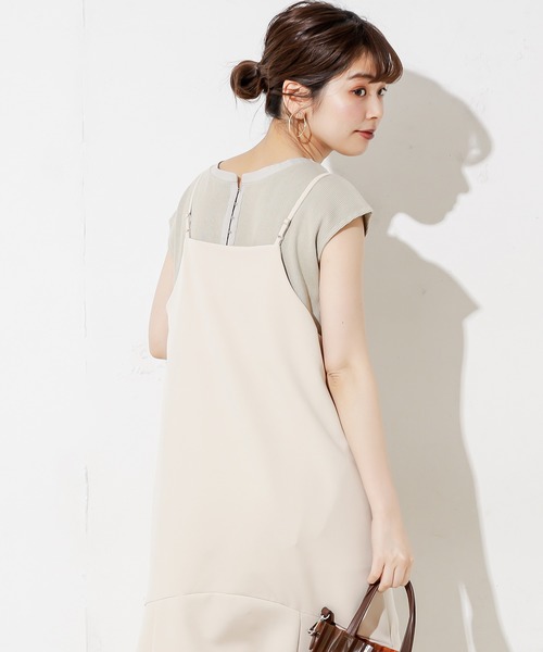 natural couture(ナチュラルクチュール)の「しっかりリブホックがポイントプルオーバー(Tシャツ/カットソー・レディース・ブラック/ベージュ/ブルー/アイボリー/ミント・FREE)」の21枚目の写真