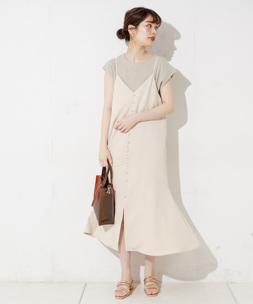natural couture(ナチュラルクチュール)の「しっかりリブホックがポイントプルオーバー(Tシャツ/カットソー・レディース・ブラック/ベージュ/ブルー/アイボリー/ミント・FREE)」の15枚目の写真