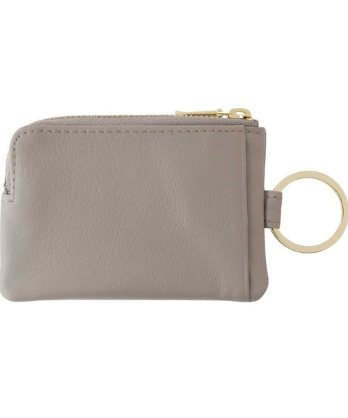 GEORGE'S(ジョージズ)の「牛革キーポーチ ミニ(キーケース/キーアクセサリー・レディース・ライトグレー/ブラック/ネイビー/ブルー系その他/キャメル/チャコールグレー/ミント・FREE)」の8枚目の写真