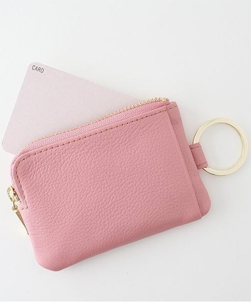 GEORGE'S(ジョージズ)の「牛革キーポーチ ミニ(キーケース/キーアクセサリー・レディース・ライトグレー/ブラック/ネイビー/ブルー系その他/キャメル/チャコールグレー/ミント・FREE)」の19枚目の写真