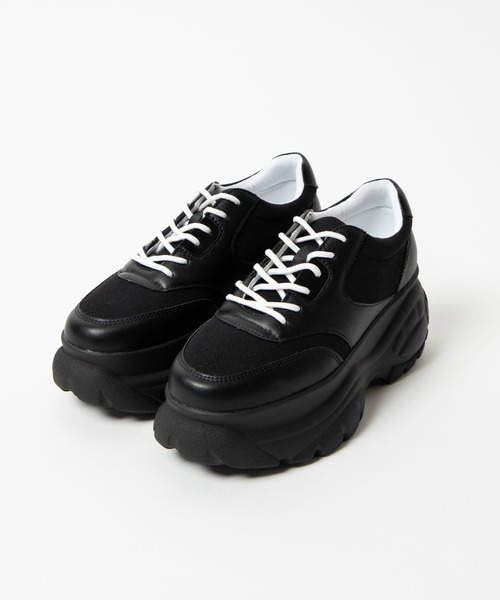 WEGO(ウィゴー)の「WEGO/ボリュームソールスニーカー(スニーカー・レディース・ホワイト/ブラック・LARGE/MEDIUM)」の12枚目の写真