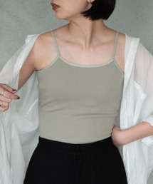 【カップ付き】バックオープンキャミソール/AUNT MARIE'S