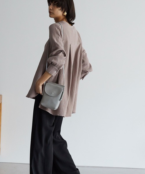 【TOMORROW LAND】Edition バンドカラービックシャツ OMNES Another Edition（オムネス アナザーエディション）の「ダブル