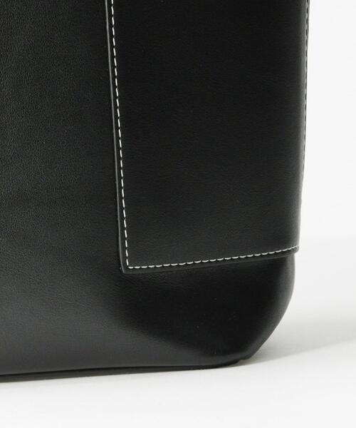 BEAUTY&YOUTH UNITED ARROWS（ビューティーアンドユースユナイテッドアローズ）の「BY ステッチビッグショルダーバッグ -2WAY- о（トートバッグ・レディース・オレンジ系その他/ブラック・FREE）」の15枚目の写真