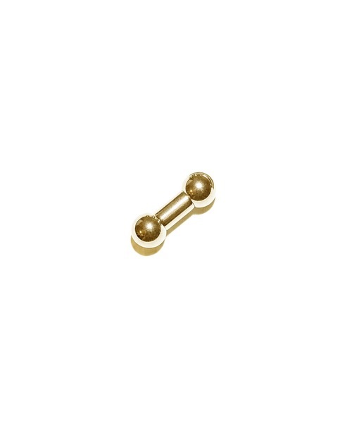 MORPH(モルフ)の「MORPH モルフ バーベルボディーピアス 4ゲージ 8mm~16mm(ピアス(片耳用)・メンズ・ゴールド・8/14/12/10/16)」の5枚目の写真