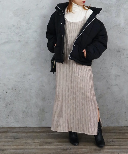 Riberry（リベリー）の「中綿ダウンジャケット（ダウンジャケット/コート・レディース・ブラック/ベージュ/アイボリー・FREE）」の16枚目の写真