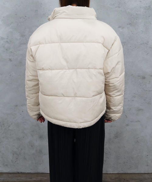 Riberry（リベリー）の「中綿ダウンジャケット（ダウンジャケット/コート・レディース・ブラック/ベージュ/アイボリー・FREE）」の22枚目の写真