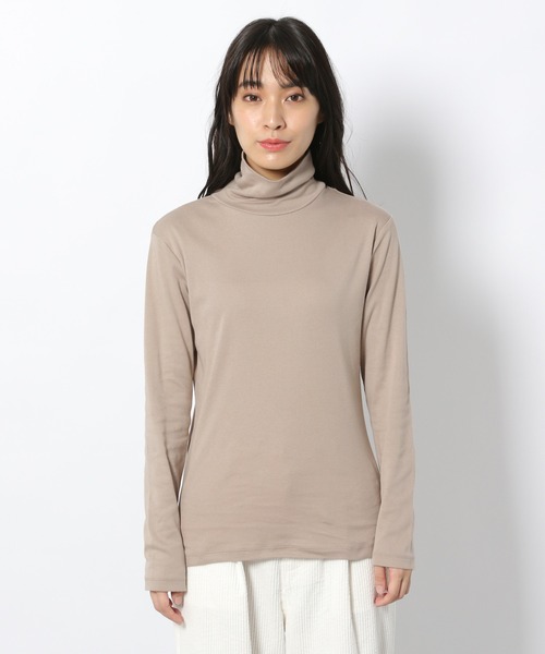 LAKOLE(ラコレ)の「【保温】ウィンターコットンインナータートルネックカットソー / LAKOLE(Tシャツ/カットソー・レディース・ライトグレー/ブラック/オフホワイト/サンドグレー・SMALL/MEDIUM)」の19枚目の写真