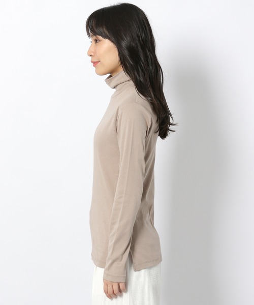 LAKOLE(ラコレ)の「【保温】ウィンターコットンインナータートルネックカットソー / LAKOLE(Tシャツ/カットソー・レディース・ライトグレー/ブラック/オフホワイト/サンドグレー・SMALL/MEDIUM)」の20枚目の写真