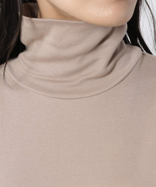 LAKOLE(ラコレ)の「【保温】ウィンターコットンインナータートルネックカットソー / LAKOLE(Tシャツ/カットソー・レディース・ライトグレー/ブラック/オフホワイト/サンドグレー・SMALL/MEDIUM)」の22枚目の写真