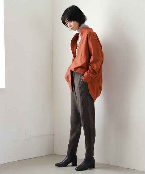 LAKOLE(ラコレ)の「【保温】ウィンターコットンインナータートルネックカットソー / LAKOLE(Tシャツ/カットソー・レディース・ライトグレー/ブラック/オフホワイト/サンドグレー・SMALL/MEDIUM)」の10枚目の写真