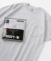 【0】【Hanes/ヘインズ】 BEEFY-T 1P ポケットTシャツ