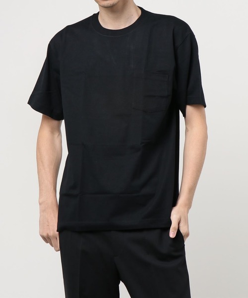 HANES（ヘインズ）の「【0】【Hanes/ヘインズ】 BEEFY-T 1P ポケットTシャツ（Tシャツ/カットソー・メンズ・グレー/ブラック/ホワイト/ネイビー/オリーブ/レッド/グリーン・M/L/XL/S）」の13枚目の写真