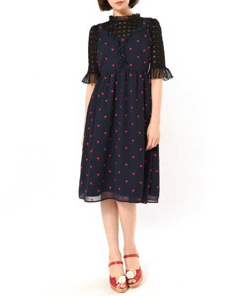 MILK レッドカーペットドレス ワンピース MILK（ミルク）の「レッドハート doll（ワンピース）」 - WEAR