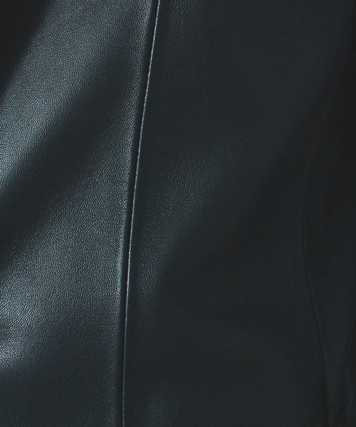 5351 POUR LES HOMMES(ゴーサンゴーイチプールオム)の「ピークドラペル レザー ジャケット(ライダースジャケット・メンズ・ブラック・44/46/48)」の10枚目の写真