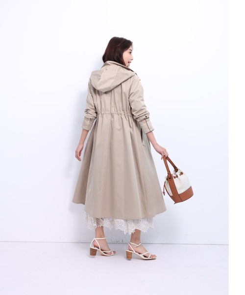 JUSGLITTY（ジャスグリッティー）の「ロングフードブルゾン（ダウン