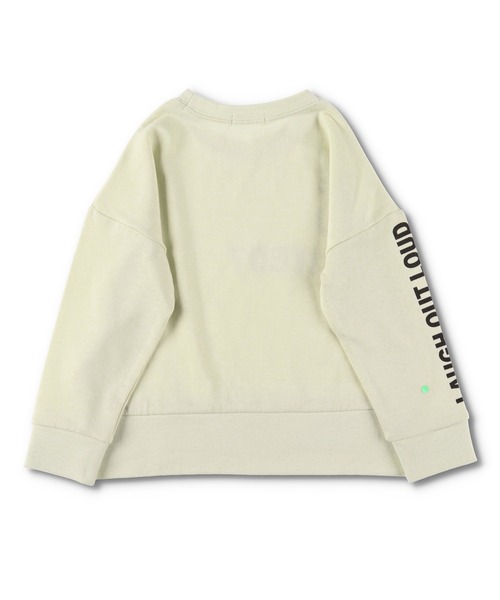 BRANSHES(ブランシェス)の「裾スリットロゴトレーナー(スウェット・キッズ・ブラック/アイボリー/カーキ・110cm/120cm/140cm/130cm/100cm)」の18枚目の写真