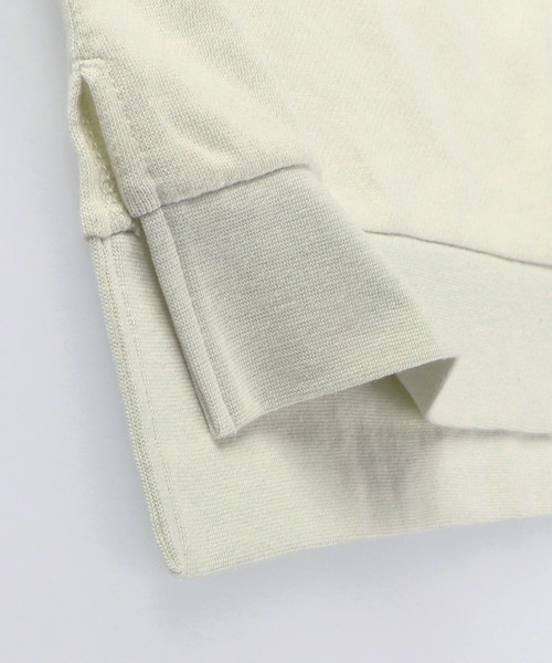 BRANSHES(ブランシェス)の「裾スリットロゴトレーナー(スウェット・キッズ・ブラック/アイボリー/カーキ・110cm/120cm/140cm/130cm/100cm)」の6枚目の写真