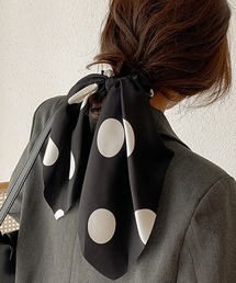 Fun & Daily ブラック シュシュ Fun & Daily シュシュ F＆D : ナローボールシュシュ : ZOZOTOWN