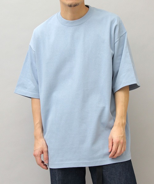 United Athle（ユナイテッドアスレ）の「9.1オンス マグナムウェイト ビッグシルエットTシャツ（Tシャツ/カットソー・メンズ・ホワイト/カーキ/ブルー/ナチュラル/ブラック/グレー/グリーン/ブラック系その他/ブルー系その他/ネイビー・M/L/XL）」の9枚目の写真