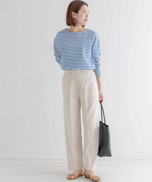 URBAN RESEARCH Sonny Label（アーバンリサーチサニーレーベル）の「セミワイドカラータックパンツ（その他パンツ・レディース・アイボリー/ピンク系その他/ミント・36/38）」の20枚目の写真