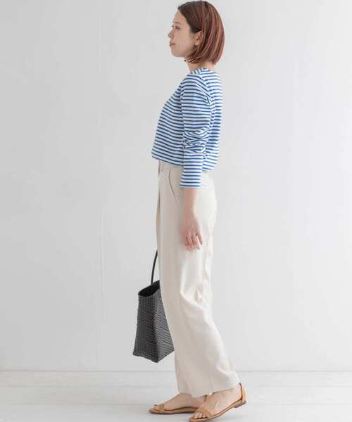 URBAN RESEARCH Sonny Label（アーバンリサーチサニーレーベル）の「セミワイドカラータックパンツ（その他パンツ・レディース・アイボリー/ピンク系その他/ミント・36/38）」の19枚目の写真