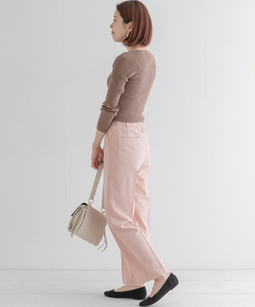 URBAN RESEARCH Sonny Label（アーバンリサーチサニーレーベル）の「セミワイドカラータックパンツ（その他パンツ・レディース・アイボリー/ピンク系その他/ミント・36/38）」の16枚目の写真