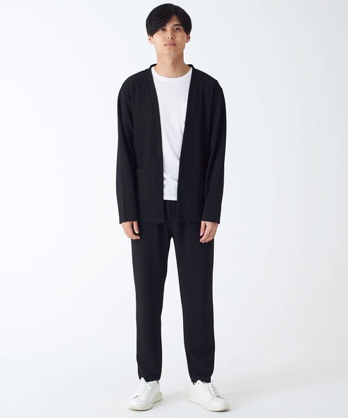 Blue Standard (ブルースタンダード)の「【BLUE STANDARD】ドライワッフルイージーパンツ ツーマイル/ルームウエアにもおすすめ 制菌/防臭加工 速乾性 セットアップ対応アイテム(スウェットパンツ・メンズ・ブラック/ネイビー/杢グレー・MEDIUM/LARGE/X-LARGE)」の7枚目の写真