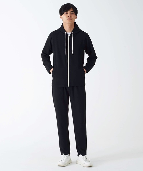 Blue Standard (ブルースタンダード)の「【BLUE STANDARD】ドライワッフルイージーパンツ ツーマイル/ルームウエアにもおすすめ 制菌/防臭加工 速乾性 セットアップ対応アイテム(スウェットパンツ・メンズ・ブラック/ネイビー/杢グレー・MEDIUM/LARGE/X-LARGE)」の5枚目の写真
