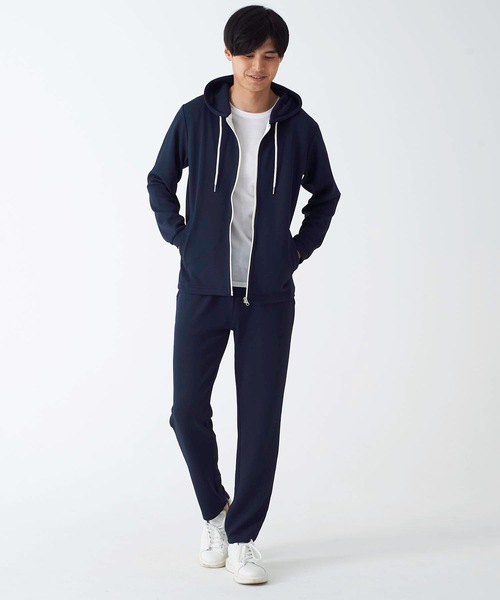 Blue Standard (ブルースタンダード)の「【BLUE STANDARD】ドライワッフルイージーパンツ ツーマイル/ルームウエアにもおすすめ 制菌/防臭加工 速乾性 セットアップ対応アイテム(スウェットパンツ・メンズ・ブラック/ネイビー/杢グレー・MEDIUM/LARGE/X-LARGE)」の14枚目の写真