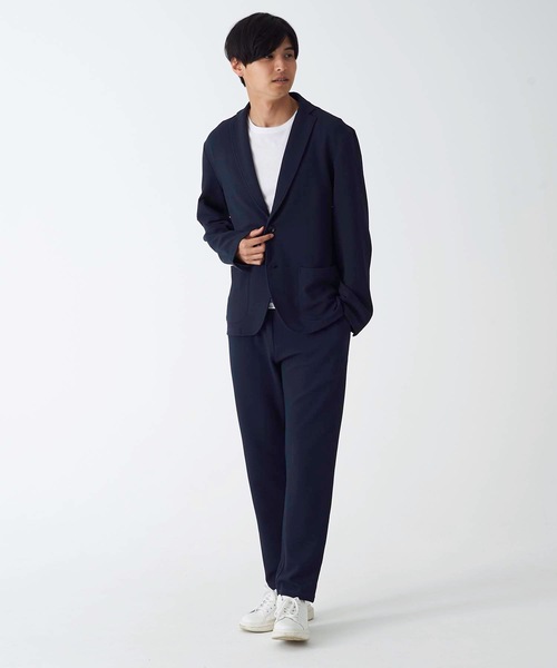 Blue Standard (ブルースタンダード)の「【BLUE STANDARD】ドライワッフルイージーパンツ ツーマイル/ルームウエアにもおすすめ 制菌/防臭加工 速乾性 セットアップ対応アイテム(スウェットパンツ・メンズ・ブラック/ネイビー/杢グレー・MEDIUM/LARGE/X-LARGE)」の16枚目の写真