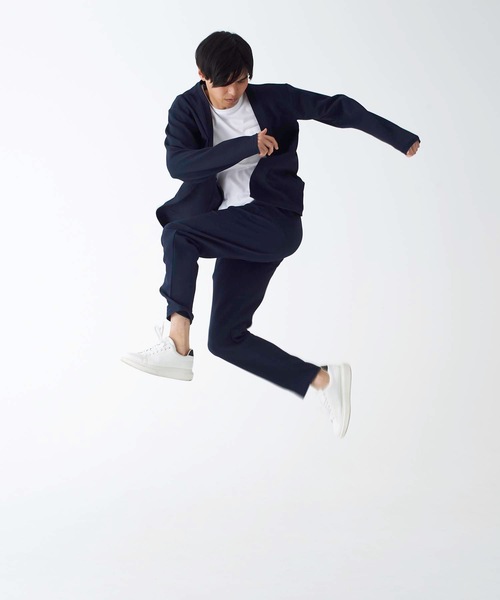 Blue Standard (ブルースタンダード)の「【BLUE STANDARD】ドライワッフルイージーパンツ ツーマイル/ルームウエアにもおすすめ 制菌/防臭加工 速乾性 セットアップ対応アイテム(スウェットパンツ・メンズ・ブラック/ネイビー/杢グレー・MEDIUM/LARGE/X-LARGE)」の19枚目の写真