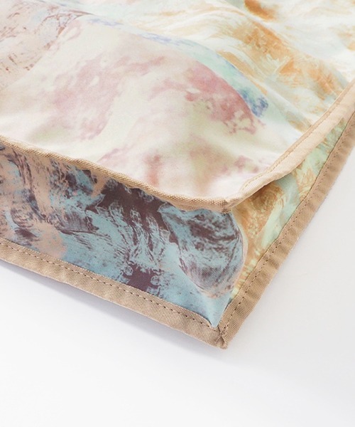 Casselini(キャセリーニ)の「コラージュプリントトート(エコバッグ/サブバッグ・レディース・ブラウン/ミント/ピンク/オレンジ・FREE)」の9枚目の写真