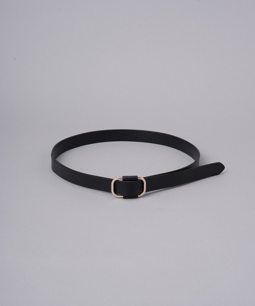 CIAOPANIC（チャオパニック）の「ピンレスレザーベルト（ベルト・レディース・ブラック/ダークブラウン・FREE）」の4枚目の写真