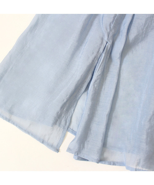 MODE ROBE（モードローブ）の「シアーフレアスカート（スカート・レディース・ホワイト/ブルー・FREE）」の11枚目の写真