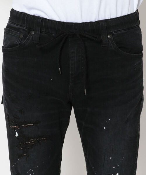 surt（サート）の「SURT（サート）LEOPARD DENIM/レオパードストレッチデニム（デニムパンツ・メンズ・ブラック・X-LARGE/SMALL/LARGE/MEDIUM/X-SMALL）」の4枚目の写真