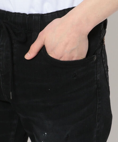 surt（サート）の「SURT（サート）LEOPARD DENIM/レオパードストレッチデニム（デニムパンツ・メンズ・ブラック・X-LARGE/SMALL/LARGE/MEDIUM/X-SMALL）」の5枚目の写真