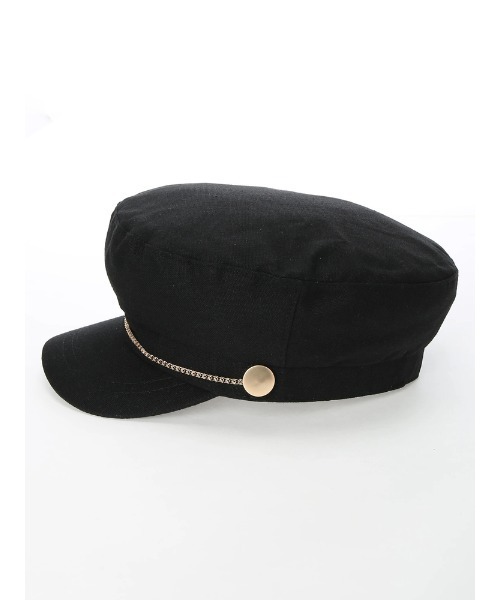 LIPSERVICE（リップサービス）の「チェーンマリンキャスケット（キャスケット・レディース・ブラック/アイボリー・FREE）」の8枚目の写真