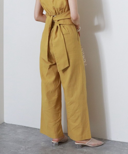 archives(アルシーヴ)の「【setupにも】脇ベルトタックパンツ(その他パンツ・レディース・マスタード/アイボリー/ブラウン/パープル・MEDIUM)」の11枚目の写真