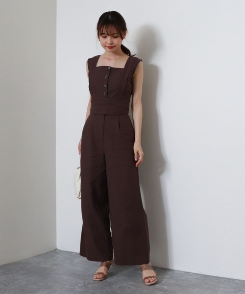 archives(アルシーヴ)の「【setupにも】脇ベルトタックパンツ(その他パンツ・レディース・マスタード/アイボリー/ブラウン/パープル・MEDIUM)」の13枚目の写真