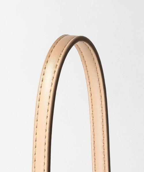 BEAUTY&YOUTH UNITED ARROWS（ビューティーアンドユースユナイテッドアローズ）の「BY スクエアチュールストライプ ミニトートバッグ　-2WAY- ◆（トートバッグ・レディース・ブラック/ベージュ・FREE）」の16枚目の写真