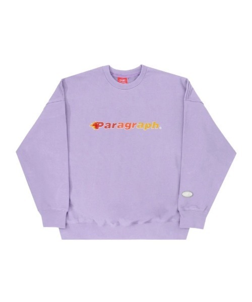 Paragraph(パラグラフ)の「『paragraph/パラグラフ』PRINTING MTM/プレイング スウェットシャツトレーナー(スウェット・メンズ・チャコールグレー/ライトグレー/ブルー/パープル・FREE)」の4枚目の写真