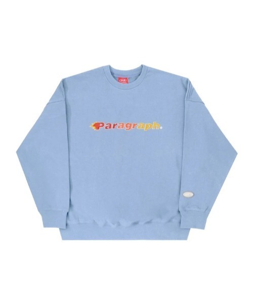 Paragraph(パラグラフ)の「『paragraph/パラグラフ』PRINTING MTM/プレイング スウェットシャツトレーナー(スウェット・メンズ・チャコールグレー/ライトグレー/ブルー/パープル・FREE)」の1枚目の写真