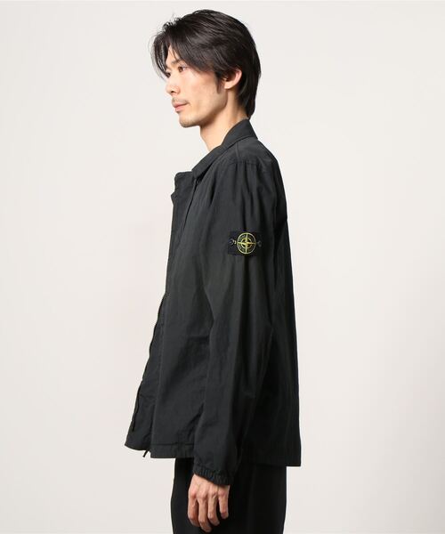 STONE ISLAND（ストーンアイランド）の「STONE ISLAND/SIシャツブルゾン（ブルゾン・メンズ・ブラック・L）」の3枚目の写真