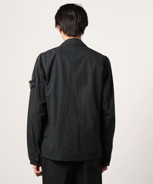 STONE ISLAND（ストーンアイランド）の「STONE ISLAND/SIシャツブルゾン（ブルゾン・メンズ・ブラック・L）」の4枚目の写真