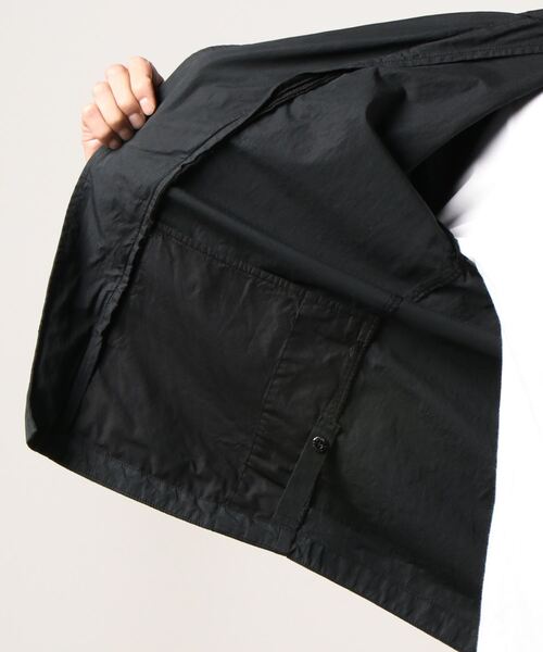 STONE ISLAND（ストーンアイランド）の「STONE ISLAND/SIシャツブルゾン（ブルゾン・メンズ・ブラック・L）」の2枚目の写真