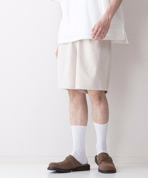 UNIIT(ユニット)の「【UNIIT】コットンリネンショートパンツ(その他パンツ・メンズ・ブラック/ベージュ/グレー/サックスブルー・MEDIUM/LARGE)」の18枚目の写真
