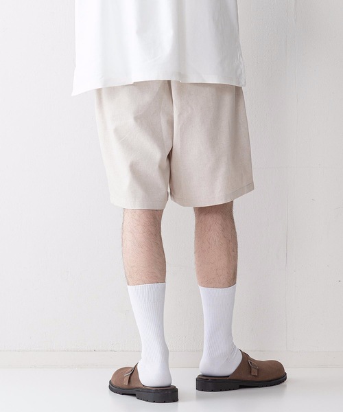 UNIIT(ユニット)の「【UNIIT】コットンリネンショートパンツ(その他パンツ・メンズ・ブラック/ベージュ/グレー/サックスブルー・MEDIUM/LARGE)」の20枚目の写真