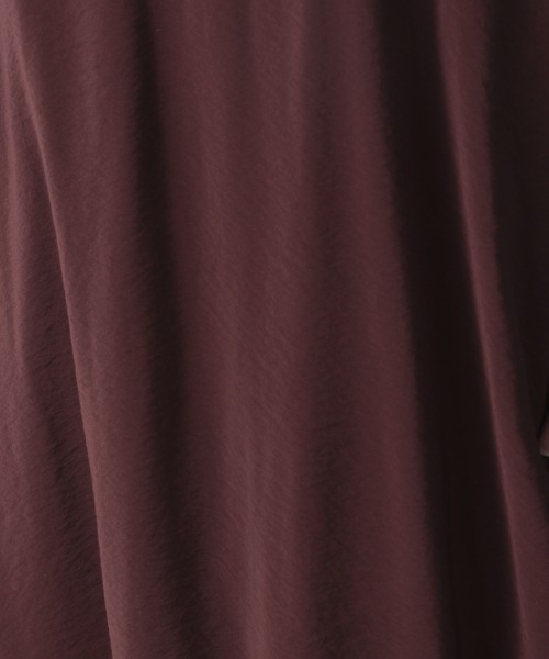 LOWRYS FARM（ローリーズファーム）の「ティアードキャミワンピース　949022（ワンピース・レディース・アイボリー/チャコールグレー/ダークブラウン/グリーン/イエロー・FREE）」の9枚目の写真